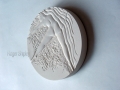 PP82, Summer Frolic 8, 3 qrt view, 6 inches dia., cast marble, 2007